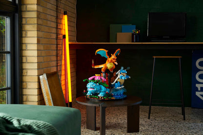 Venusaur, Charizard and Blastoise
