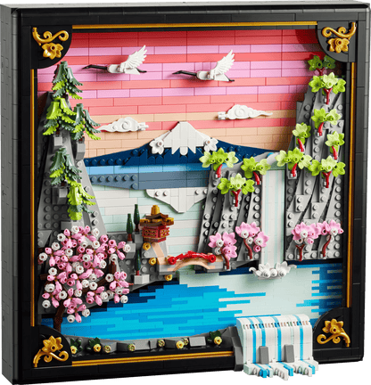 Japanese Cherry Blossom Landscape